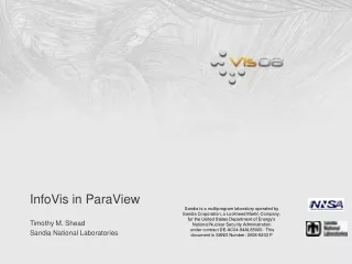 InfoVis in ParaView