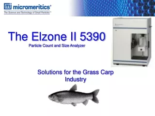 The Elzone II 5390 Particle Count and Size Analyzer