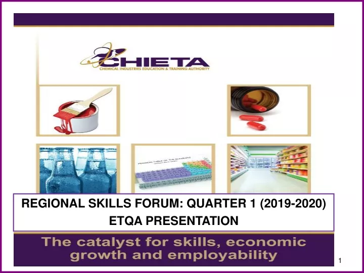 regional skills forum quarter 1 2019 2020 etqa