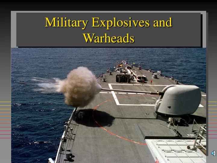 military explosives and warheads
