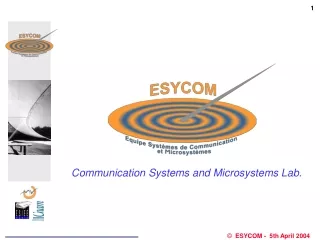Communication Systems and Microsystems Lab.