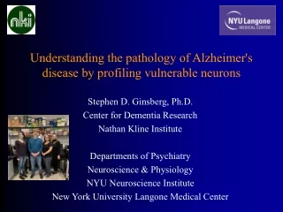 Understanding the pathology of Alzheimer's disease by profiling vulnerable neurons