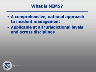 What is NIMS?