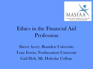 Ethics in the Financial Aid Profession