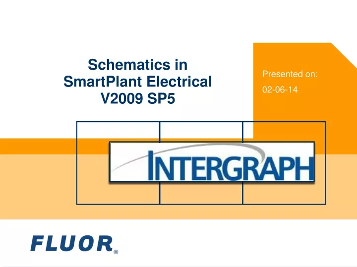 schematics in smartplant electrical v2009 sp5
