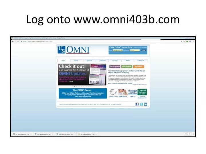 log onto www omni403b com