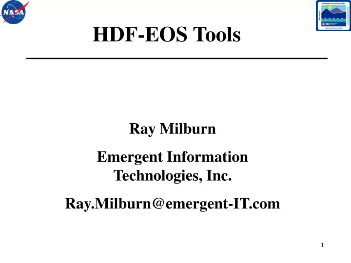 hdf eos tools