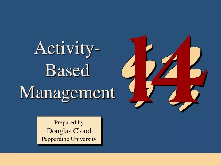 activity based management