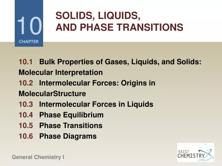 solids liquids and phase transitions