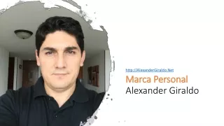 Marca Personal Alexander Giraldo