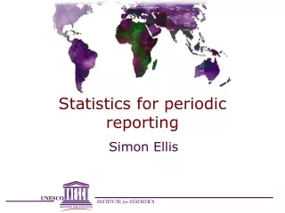 Statistics for periodic reporting