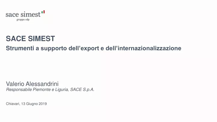 sace simest strumenti a supporto dell export