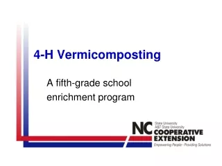 4-H Vermicomposting