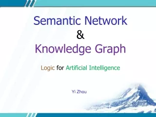 Semantic Network  &amp; Knowledge Graph
