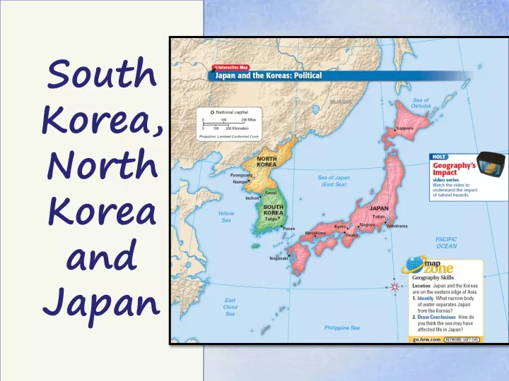 south korea north korea and japan