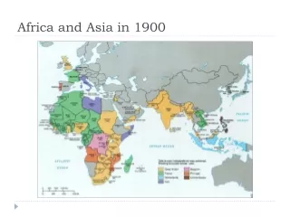 Africa and Asia in 1900