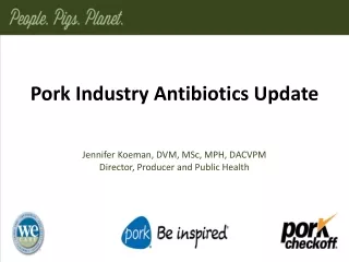 Pork Industry Antibiotics Update