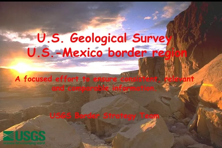 u s geological survey u s mexico border region