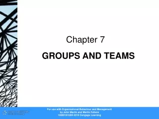 GROUPS AND TEAMS