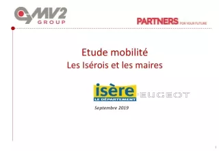 Etude mobilité Les Isérois et les maires