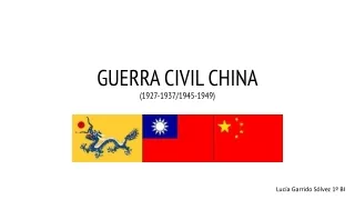 GUERRA CIVIL CHINA (1927-1937/1945-1949)