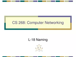 CS 268: Computer Networking