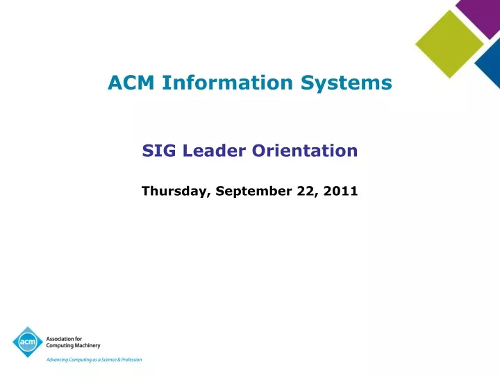 acm information systems