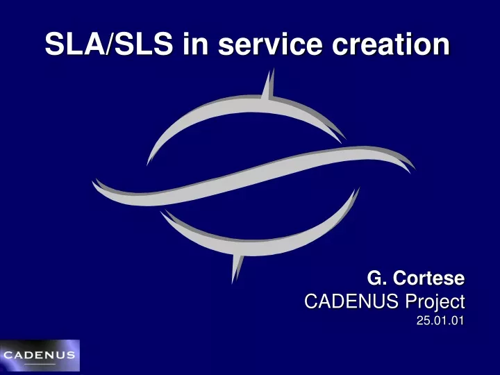 sla sls in service creation