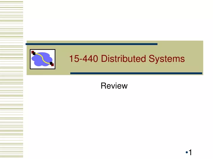 15 440 distributed systems