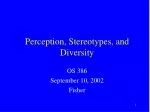Enhancing Organizational Diversity: Managing Perceptions and Stereotypes - slide 1