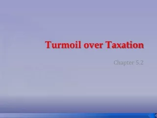 Turmoil over Taxation