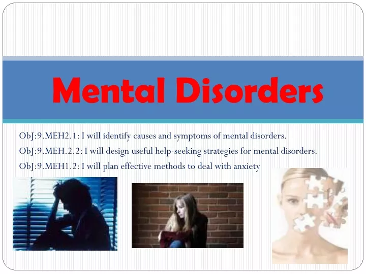 mental disorders