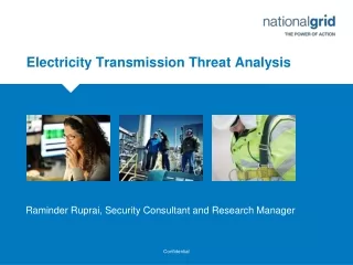 Electricity Transmission Threat Analysis