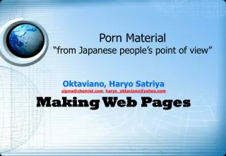 Porn Material “from Japanese people’s point of view”