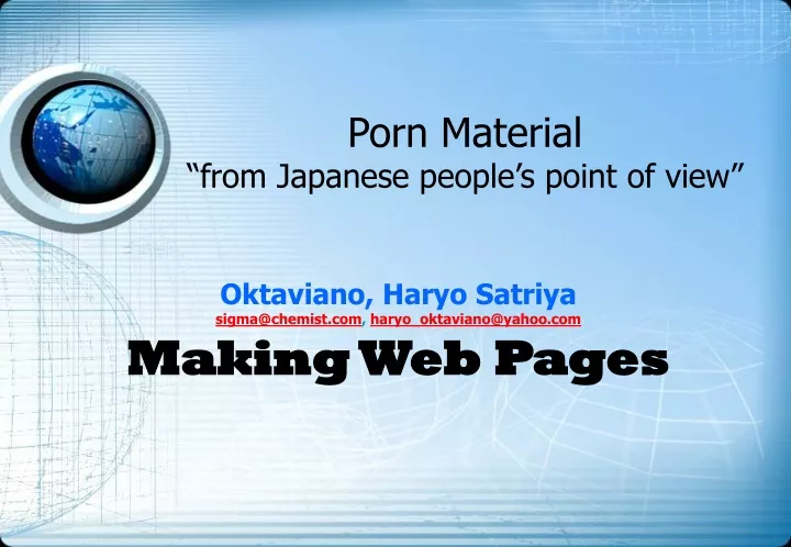 porn material from japanese people s point of view