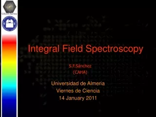 Integral Field Spectroscopy