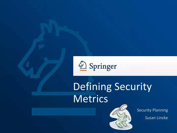 defining security metrics