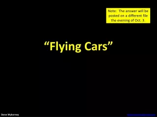 “Flying Cars”