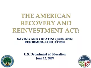 The American  Recovery  and  Reinvestment  Act: