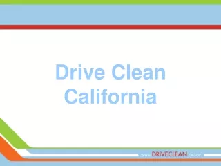 Drive Clean California