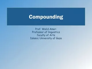 Compounding