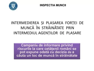 INSPECTIA MUNCII