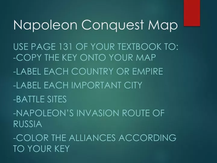 napoleon conquest map