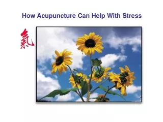 How Acupuncture Can Help With Stress