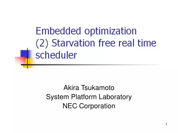 akira tsukamoto system platform laboratory nec corporation
