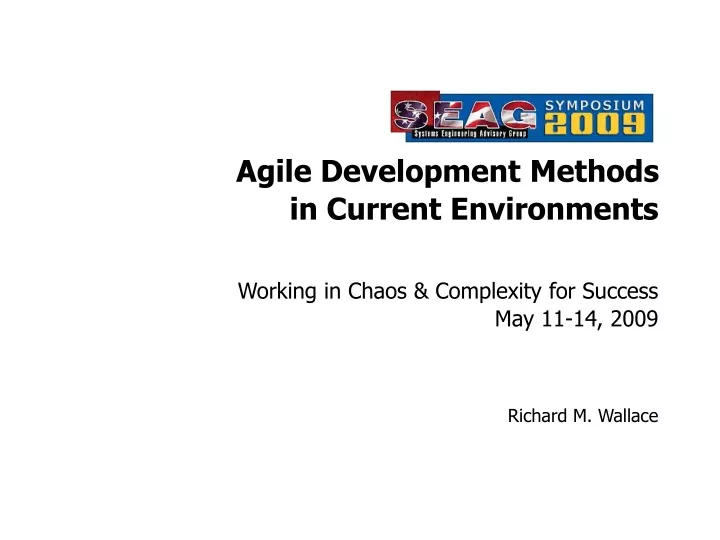 agile development methods in current environments