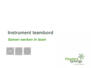 Instrument teambord