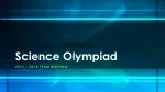 Science Olympiad - slide 1