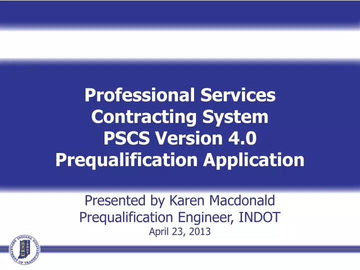professional services contracting system pscs