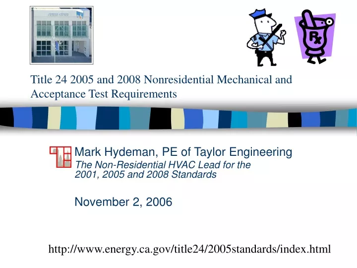 title 24 2005 and 2008 nonresidential mechanical and acceptance test requirements